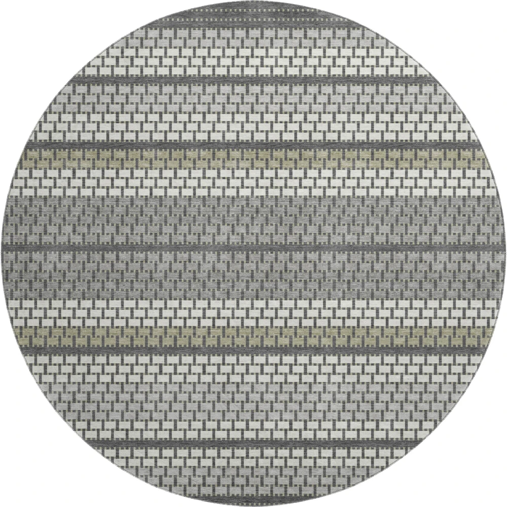 Mayfield AMF2427 Gray 8' x 8' Rug