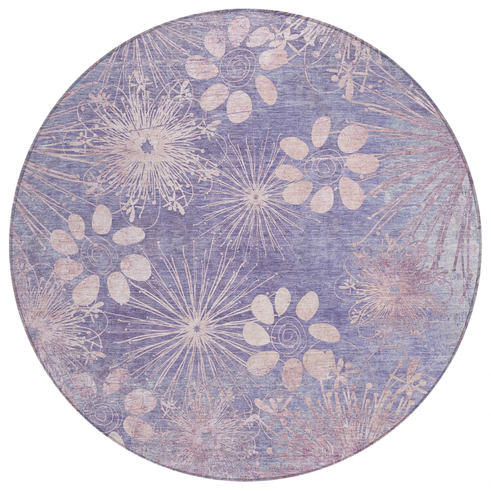 Chantille ACN2225 Purple 8' x 8' Rug