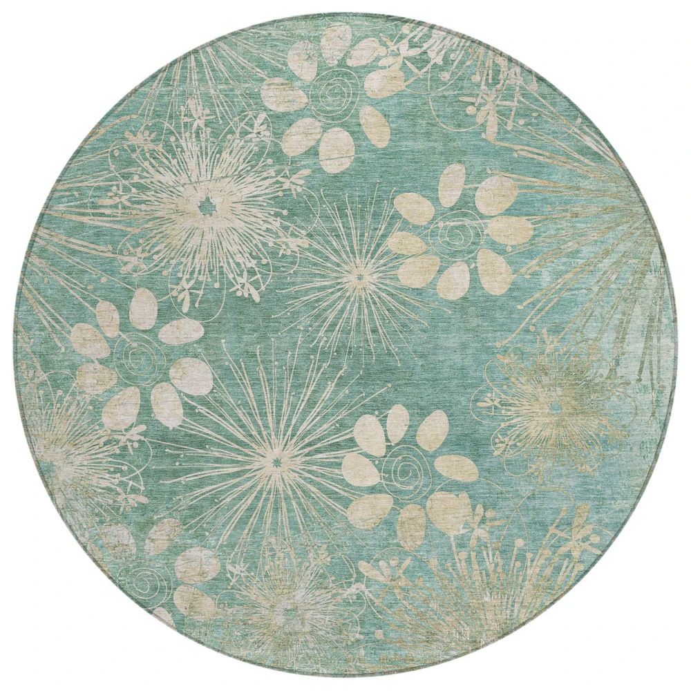Chantille ACN2225 Teal 8' x 8' Rug