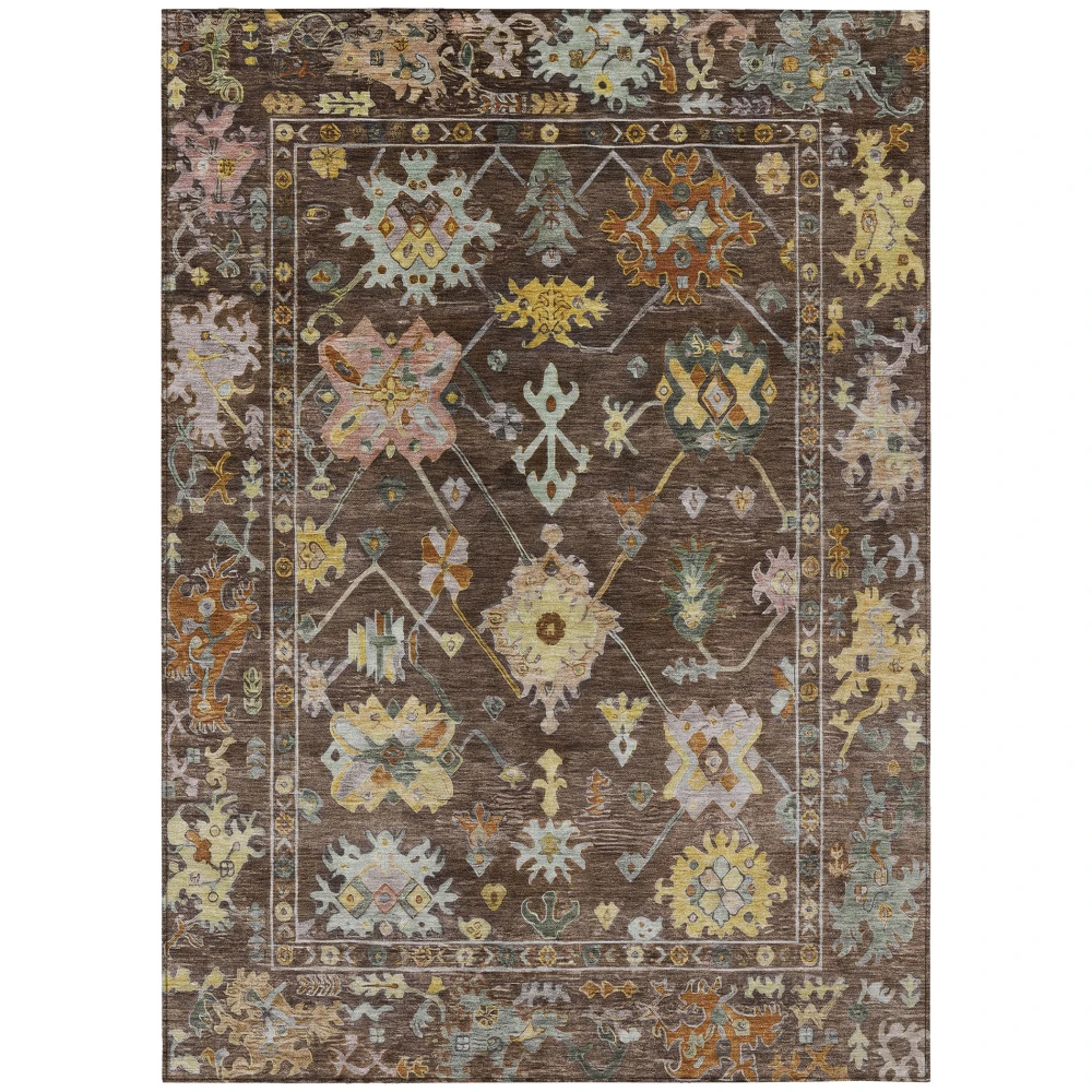 Chantille ACN2234 Chocolate 5' x 7'6
