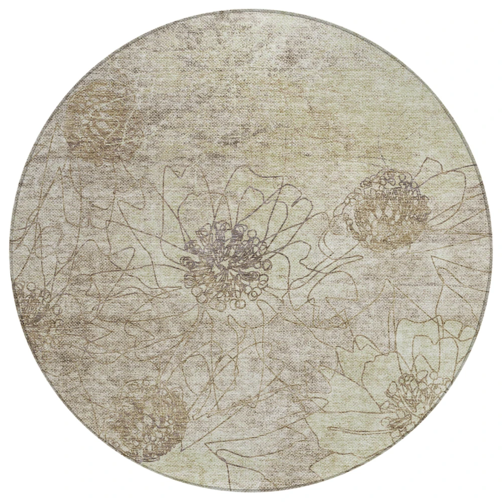 Chantille ACN2235 Brown 8' x 8' Rug
