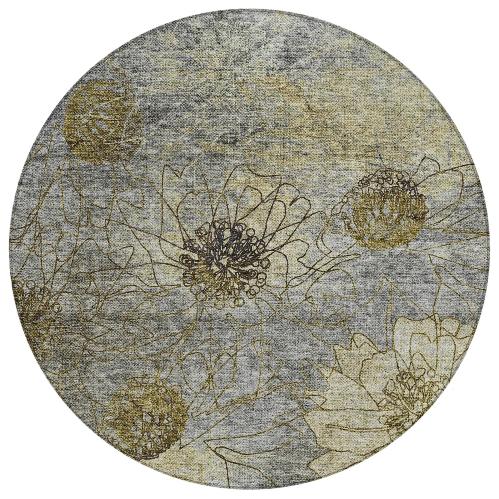 Chantille ACN2235 Granite 8' x 8' Rug