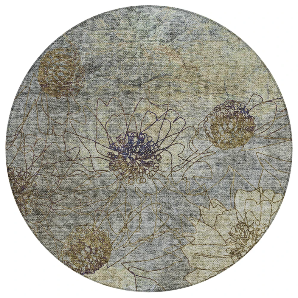 Chantille ACN2235 Pewter 8' x 8' Rug