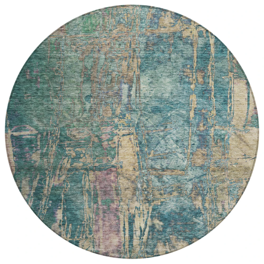 Chantille ACN2236 Teal 8' x 8' Rug