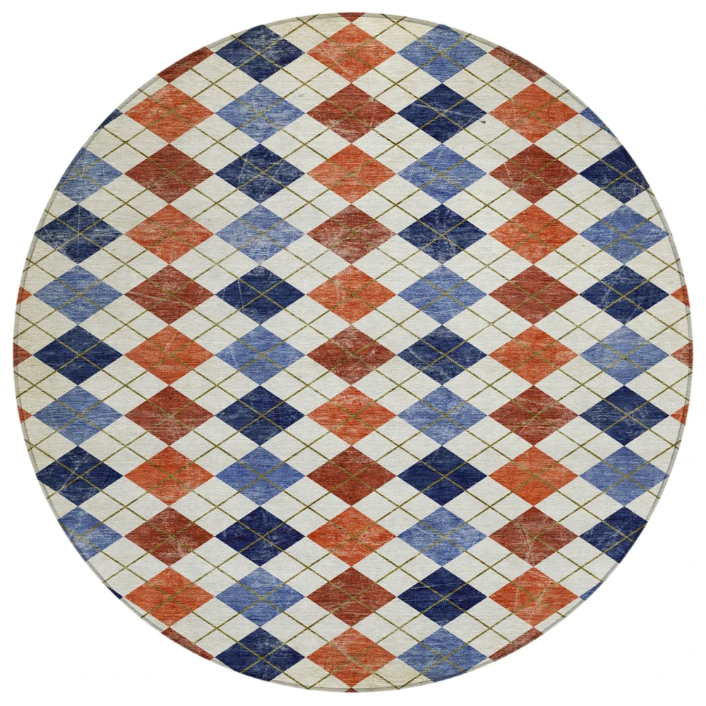 Chantille ACN2237 Orange 8' x 8' Rug