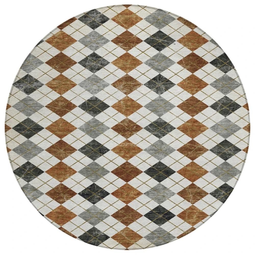 Chantille ACN2237 Terracotta 8' x 8' Rug