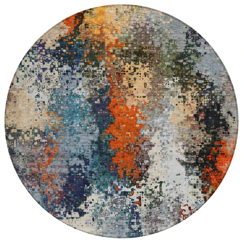 Chantille ACN2242 Blue 8' x 8' Rug
