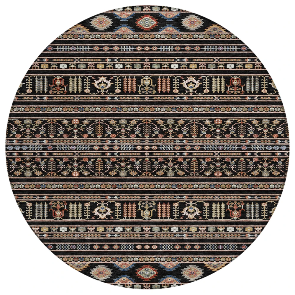 Chantille ACN2244 Black 8' x 8' Rug