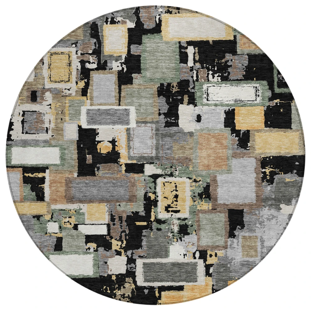 Chantille ACN2246 Black 8' x 8' Rug