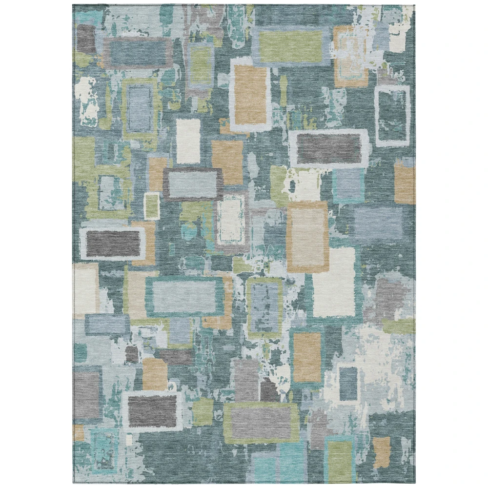 Chantille ACN2246 Teal 5' x 7'6