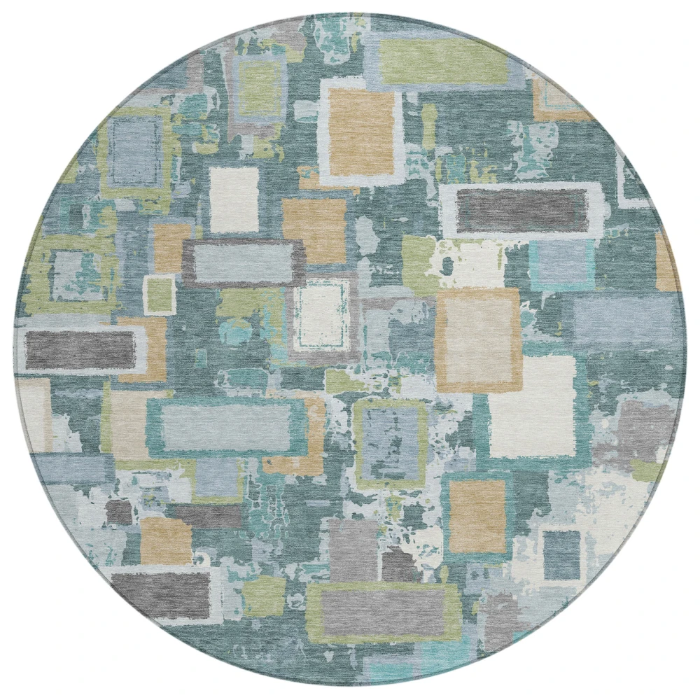 Chantille ACN2246 Teal 8' x 8' Rug