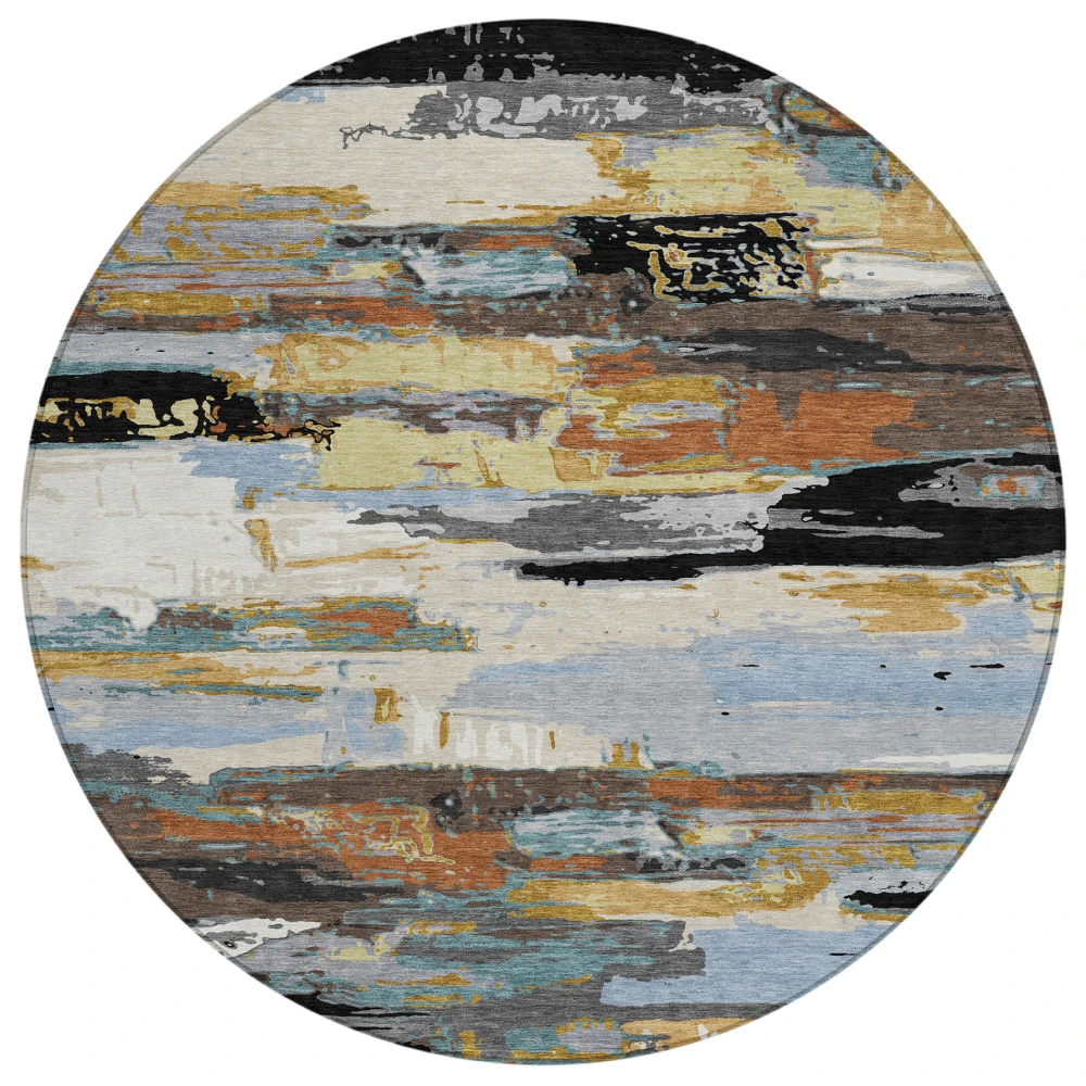 Chantille ACN2249 Black 8' x 8' Rug