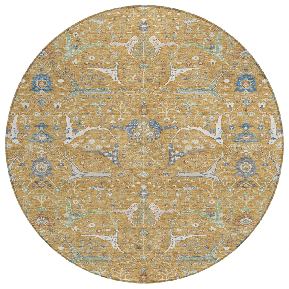Chantille ACN2250 Gold 8' x 8' Rug