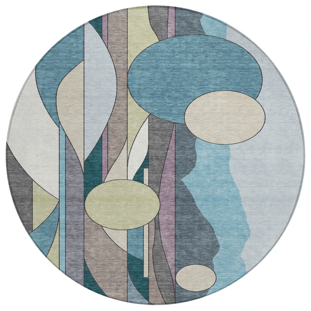 Chantille ACN2252 Teal 8' x 8' Rug