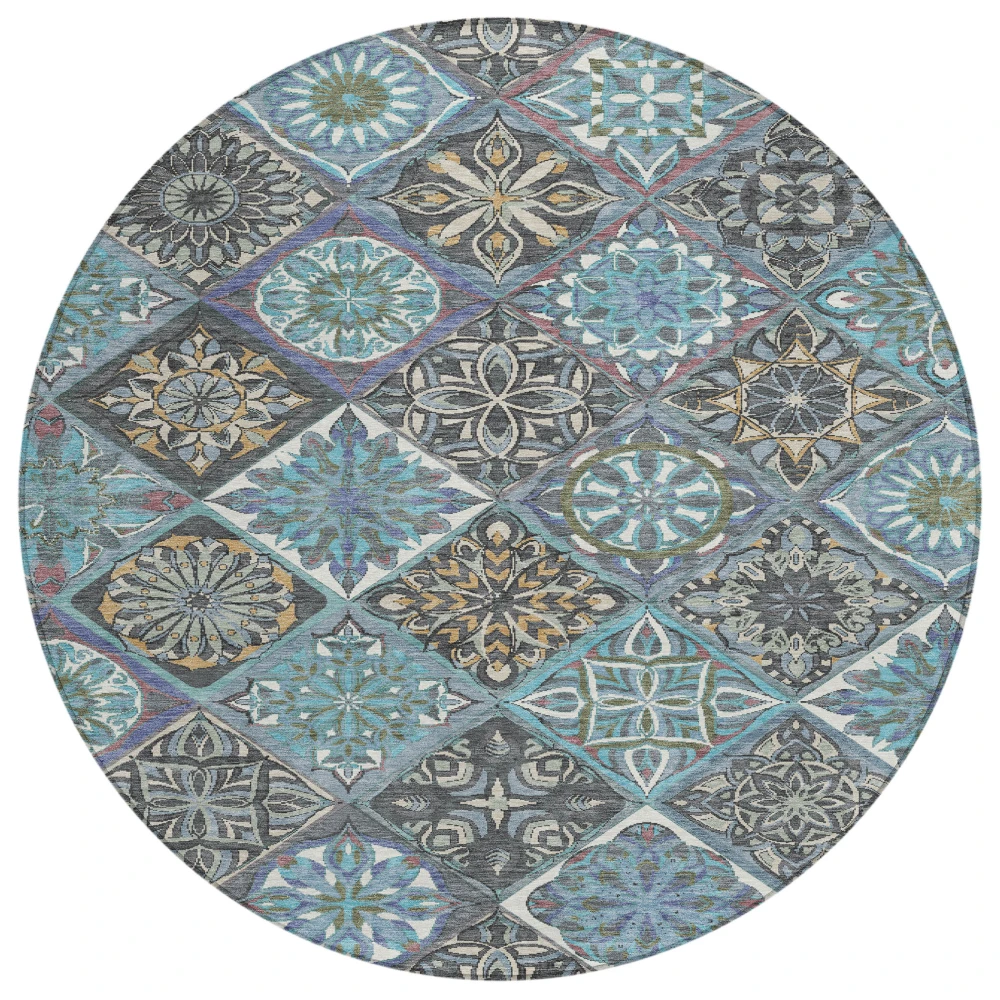 Chantille ACN2256 Teal 8' x 8' Rug
