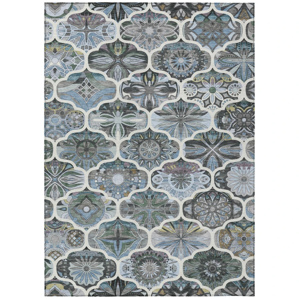 Chantille ACN2257 Blue 3' x 5' Rug