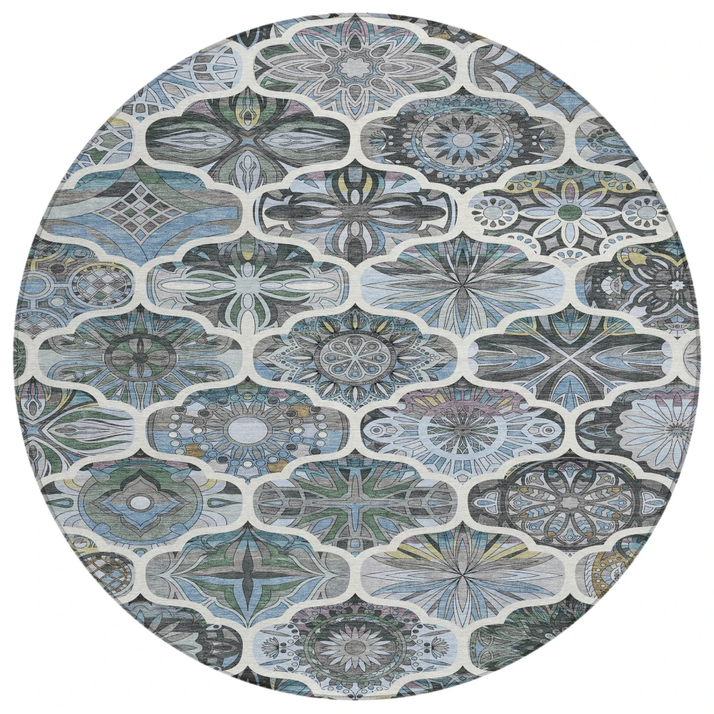 Chantille ACN2257 Blue 8' x 8' Rug