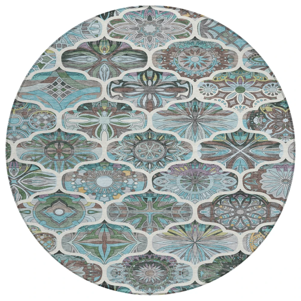 Chantille ACN2257 Teal 8' x 8' Rug