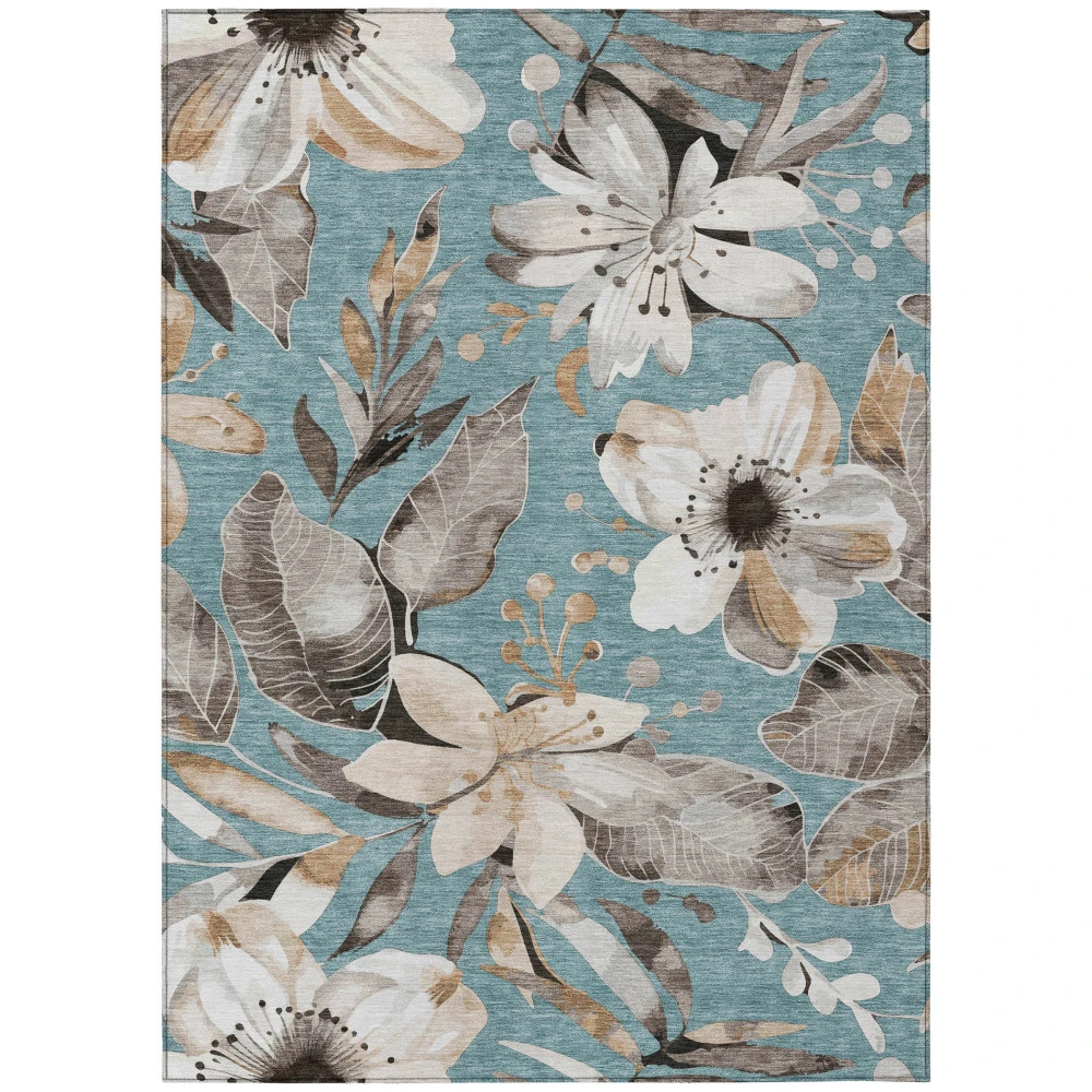 Chantille ACN2260 Teal 5' x 7'6