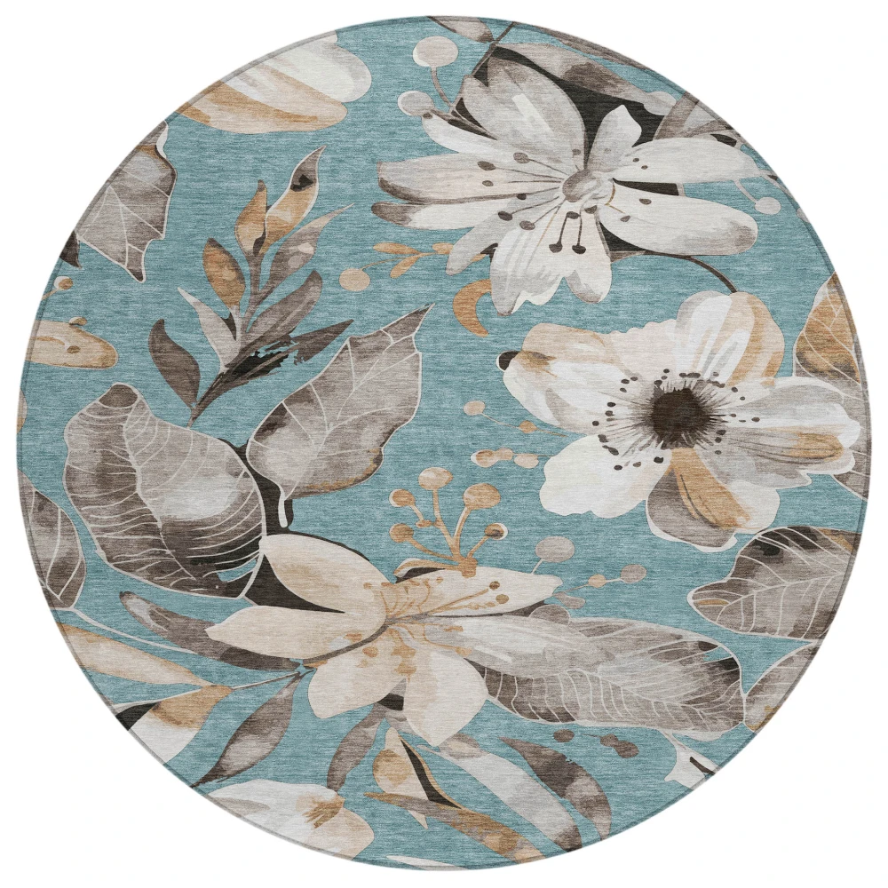 Chantille ACN2260 Teal 8' x 8' Rug