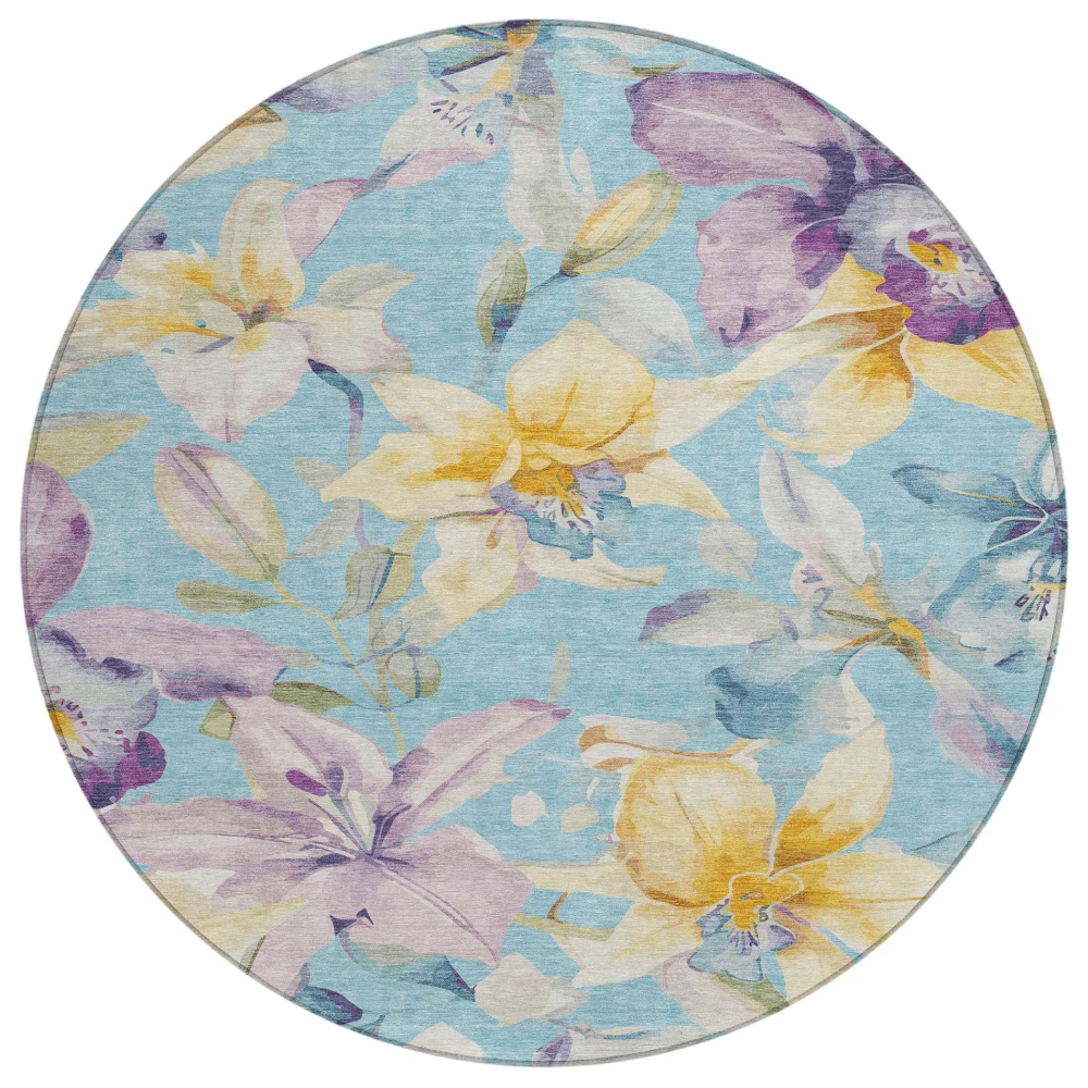 Chantille ACN2262 Aqua 8' x 8' Rug