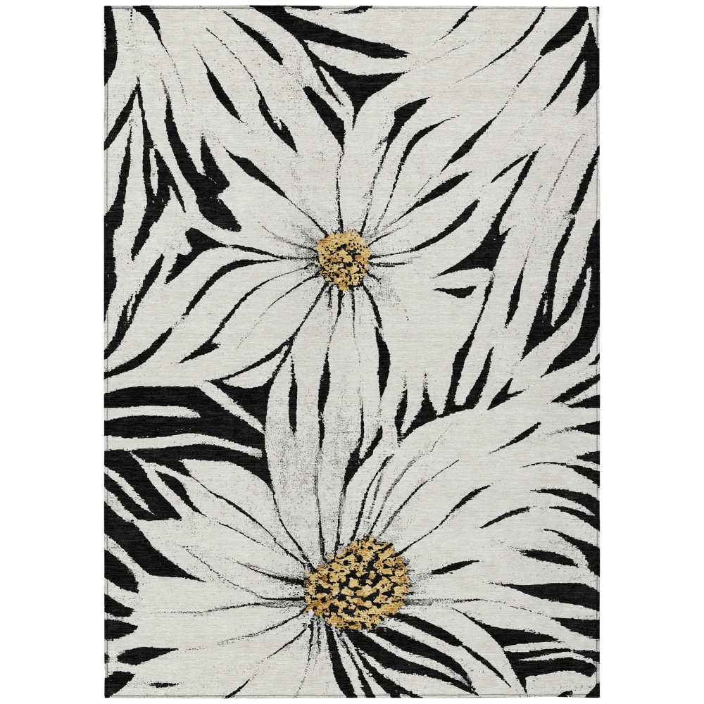 Chantille ACN2263 Black 3' x 5' Rug