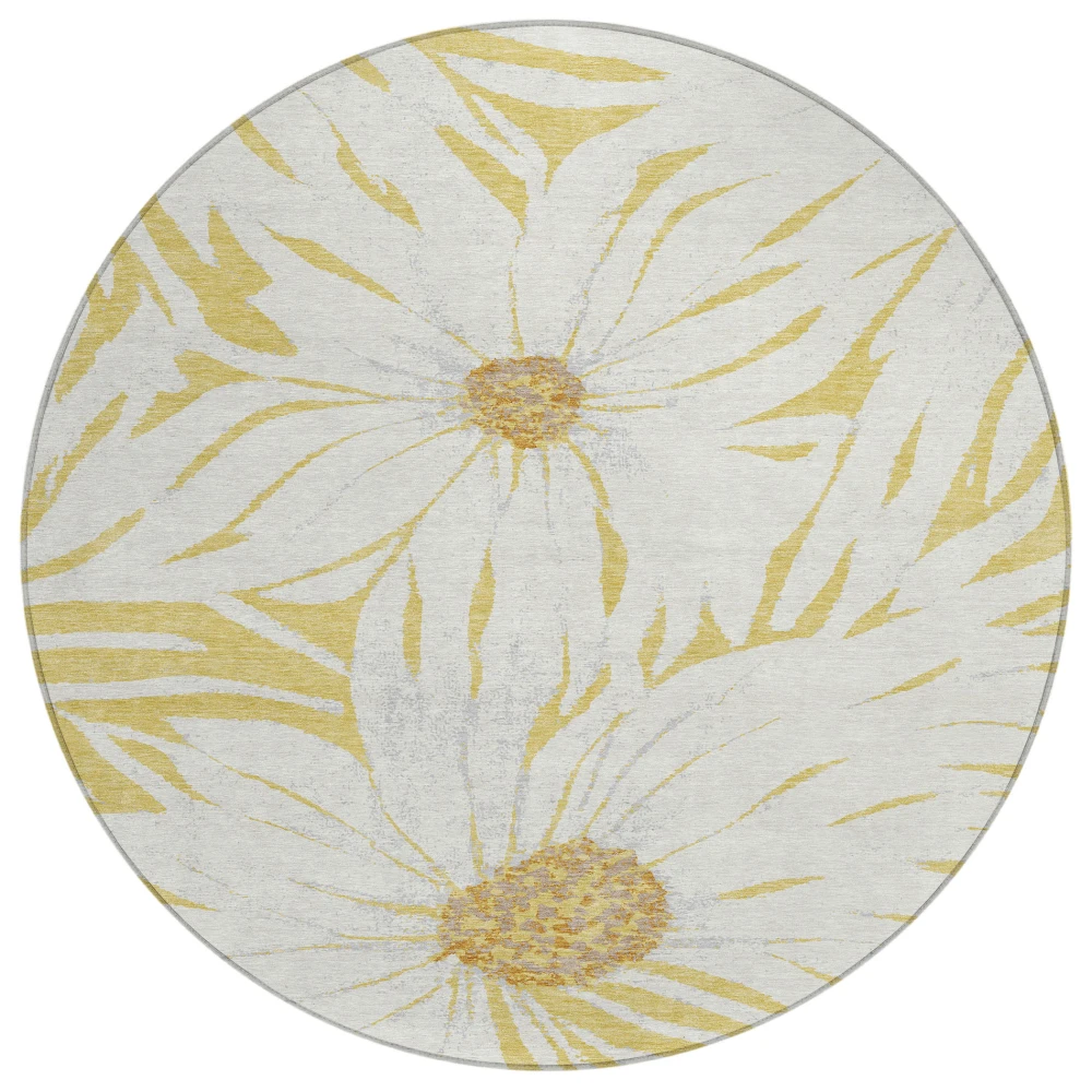 Chantille ACN2263 Gold 8' x 8' Rug