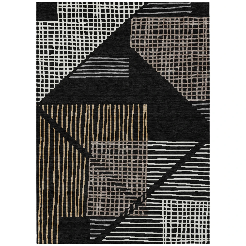 Chantille ACN2270 Black 3' x 5' Rug
