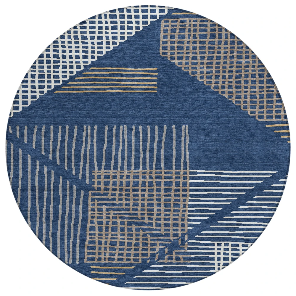 Chantille ACN2270 Navy 8' x 8' Rug