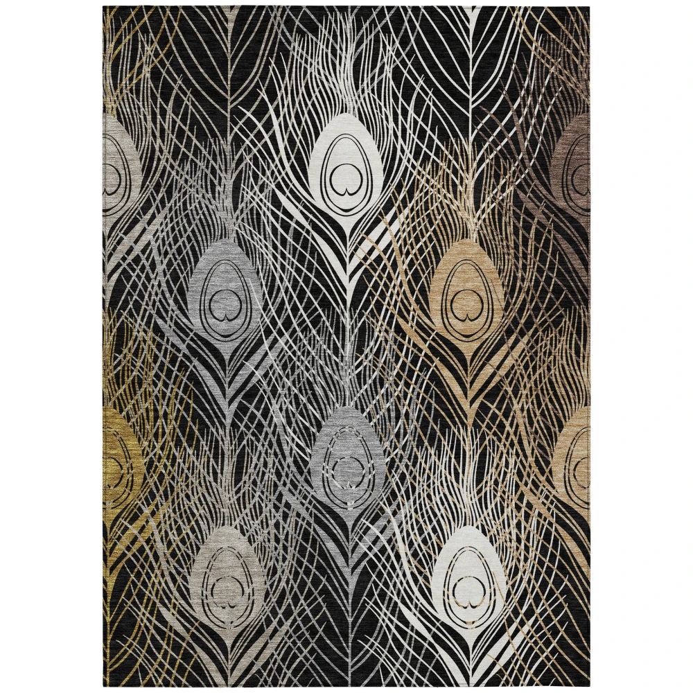 Chantille ACN2273 Black 3' x 5' Rug