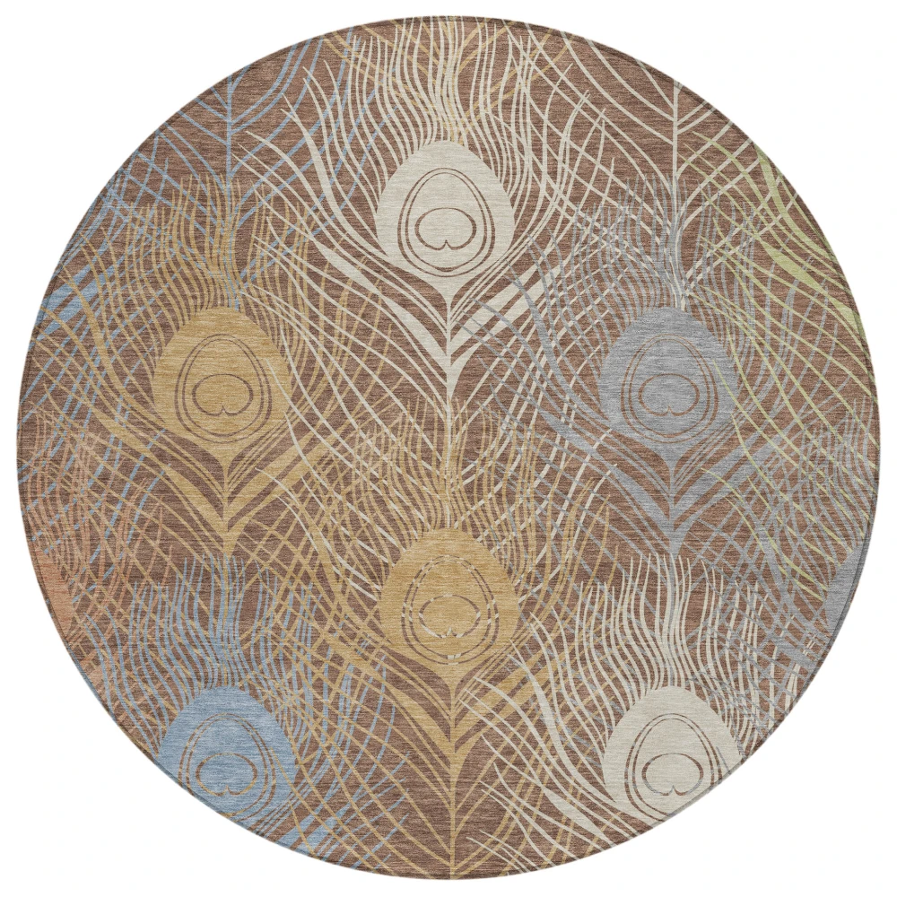 Chantille ACN2273 Brown 8' x 8' Rug