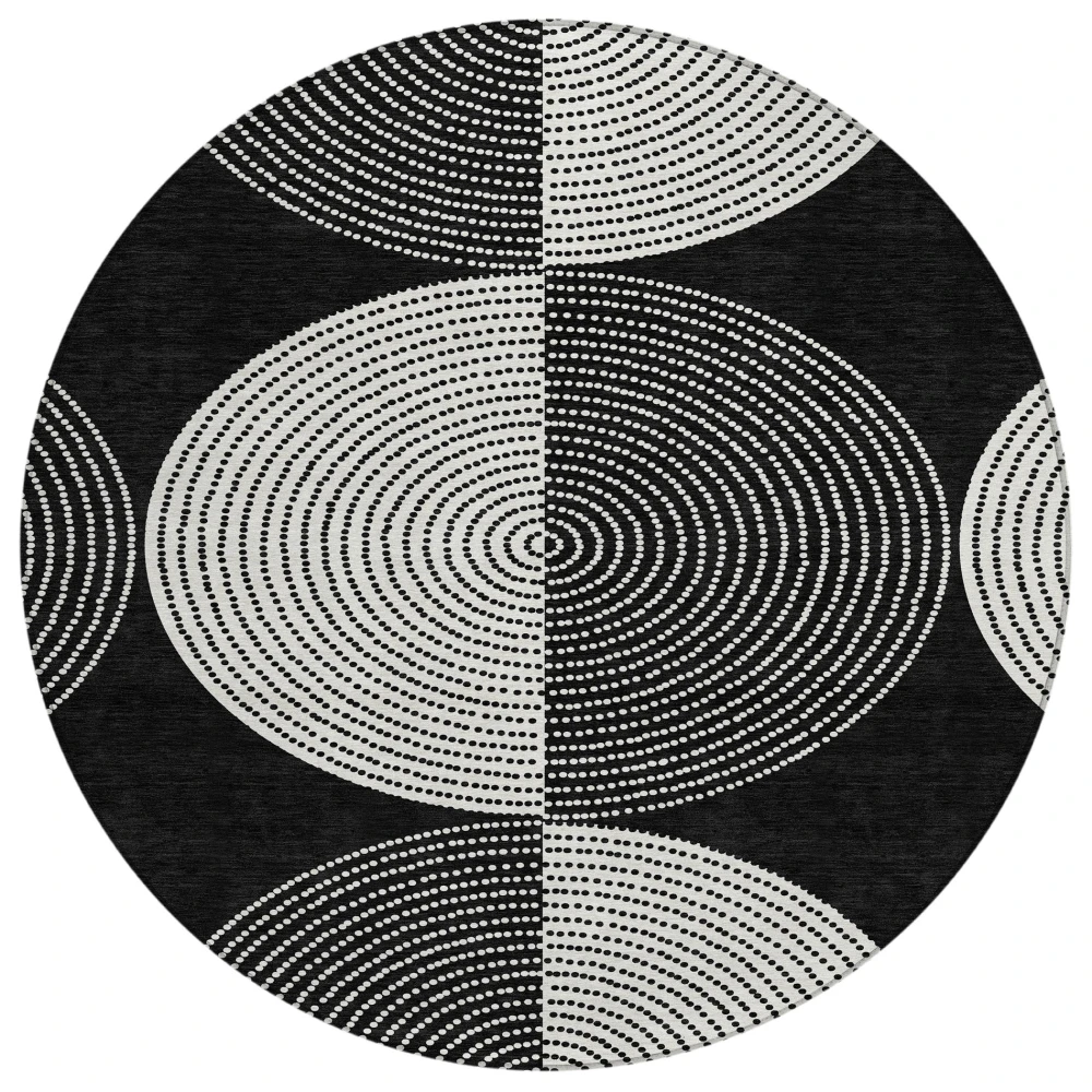 Chantille ACN2275 Black 8' x 8' Rug