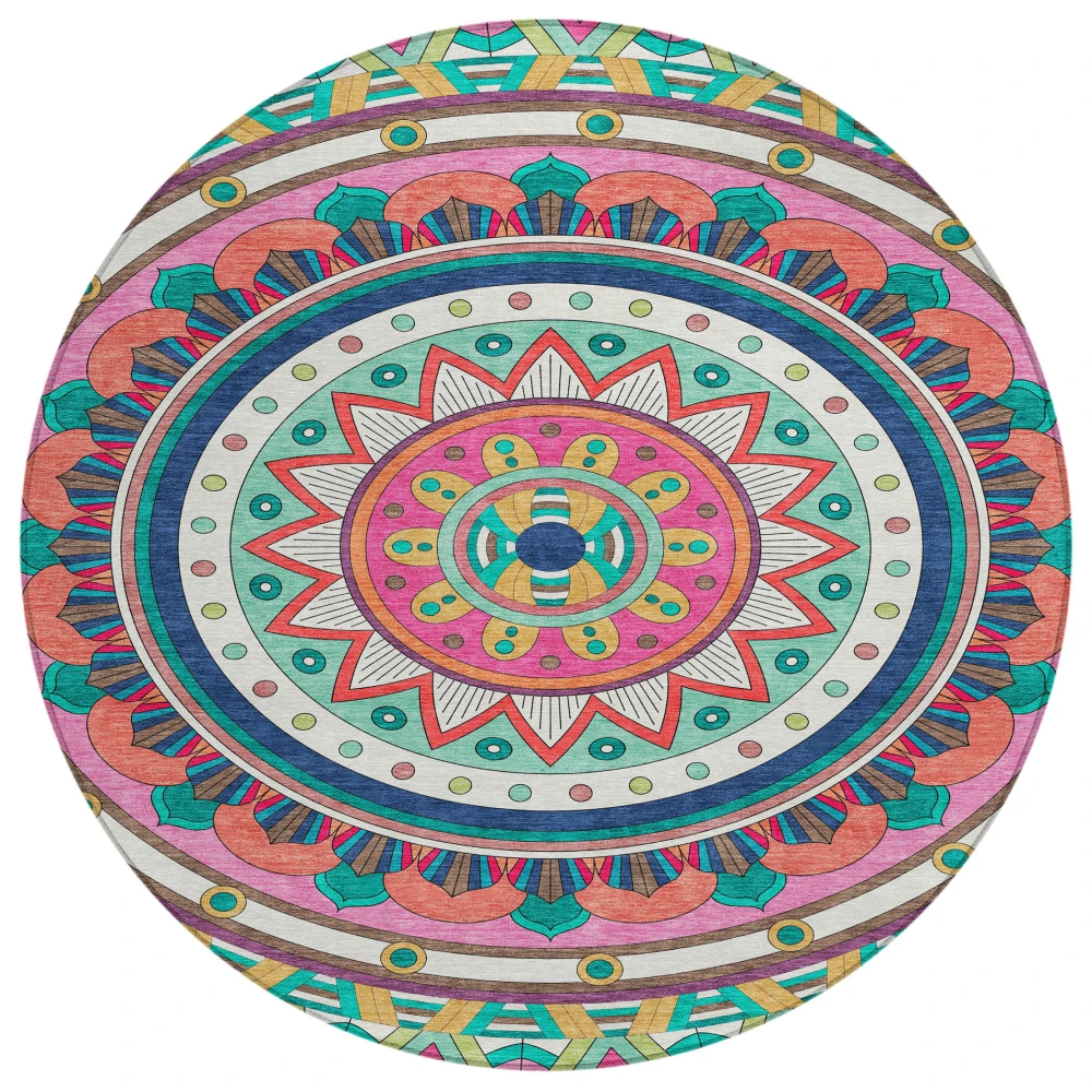 Chantille ACN2277 Pink 8' x 8' Rug