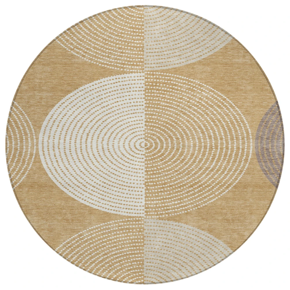 Chantille ACN2281 Gold 8' x 8' Rug