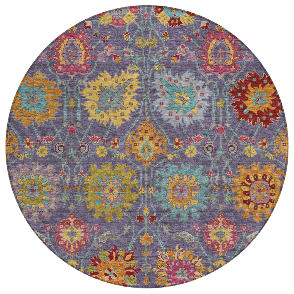 Chantille ACN2288 Purple 8' x 8' Rug