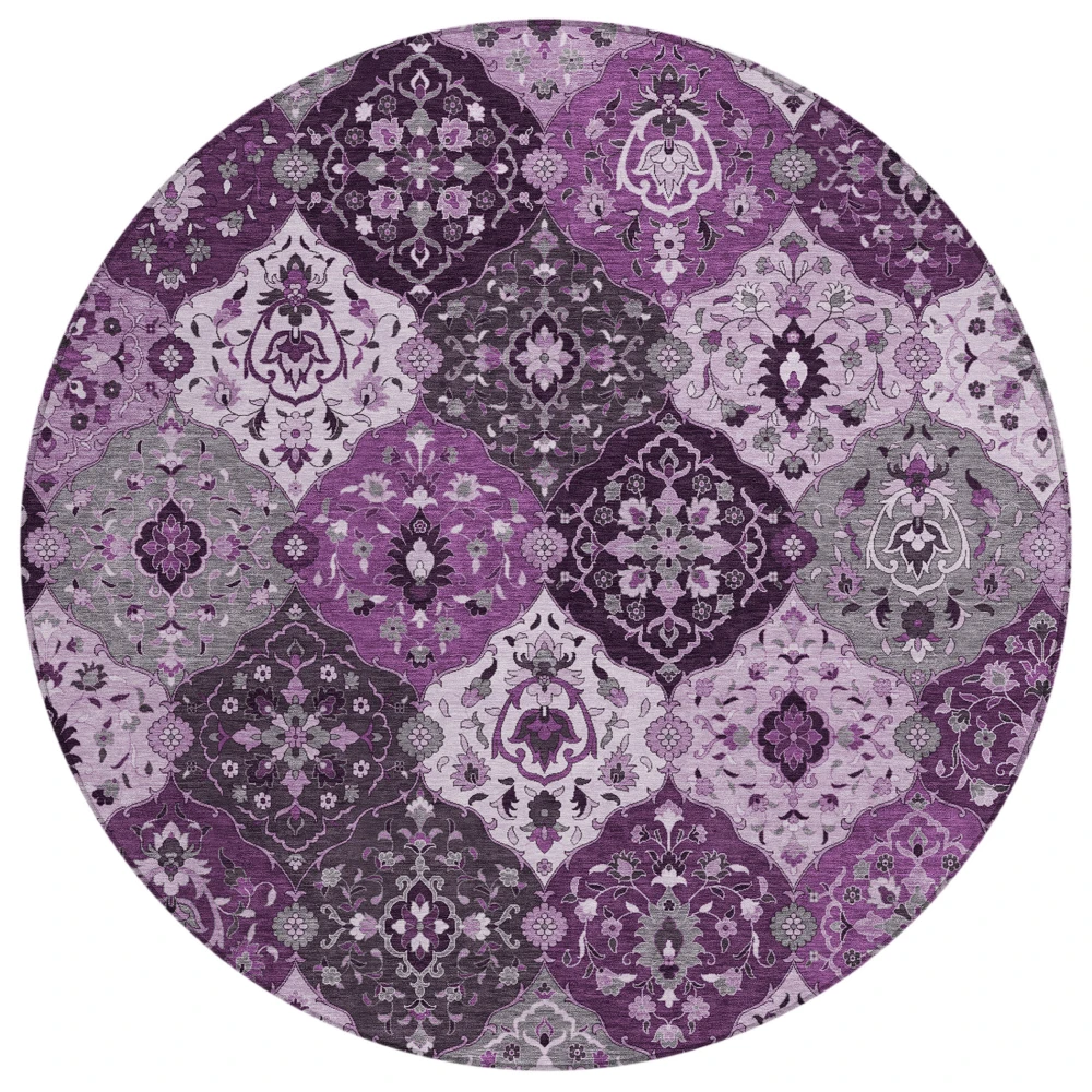 Chantille ACN2292 Purple 8' x 8' Rug