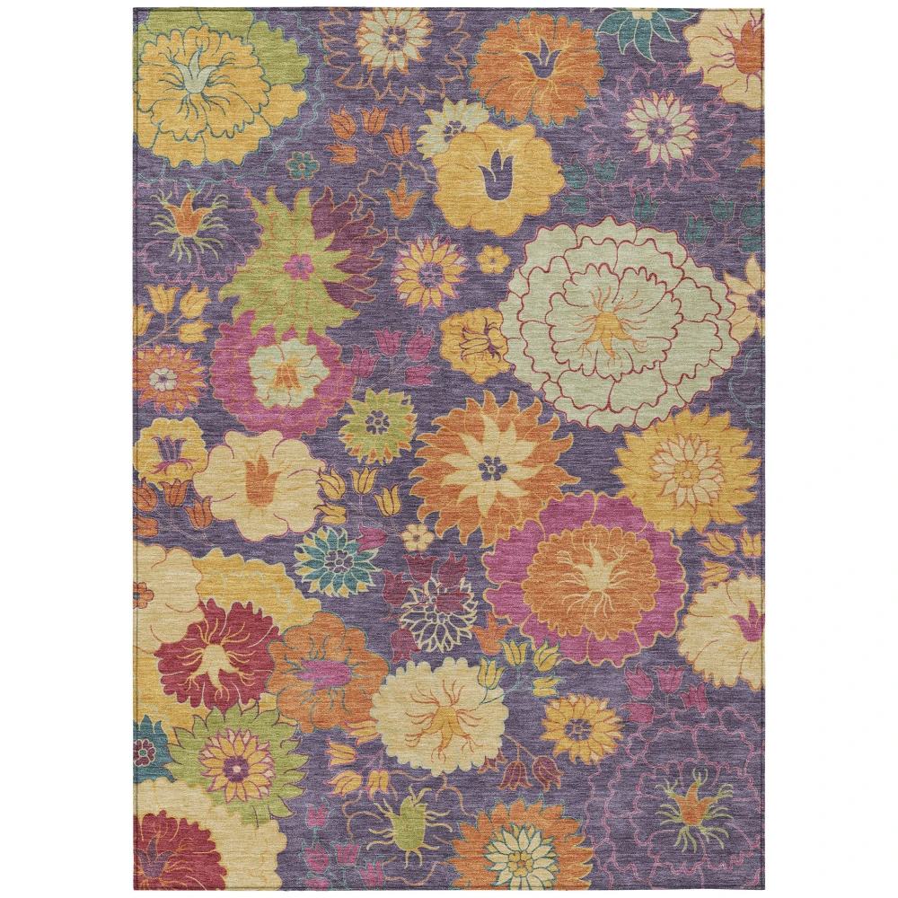 Chantille ACN2293 Purple 5' x 7'6