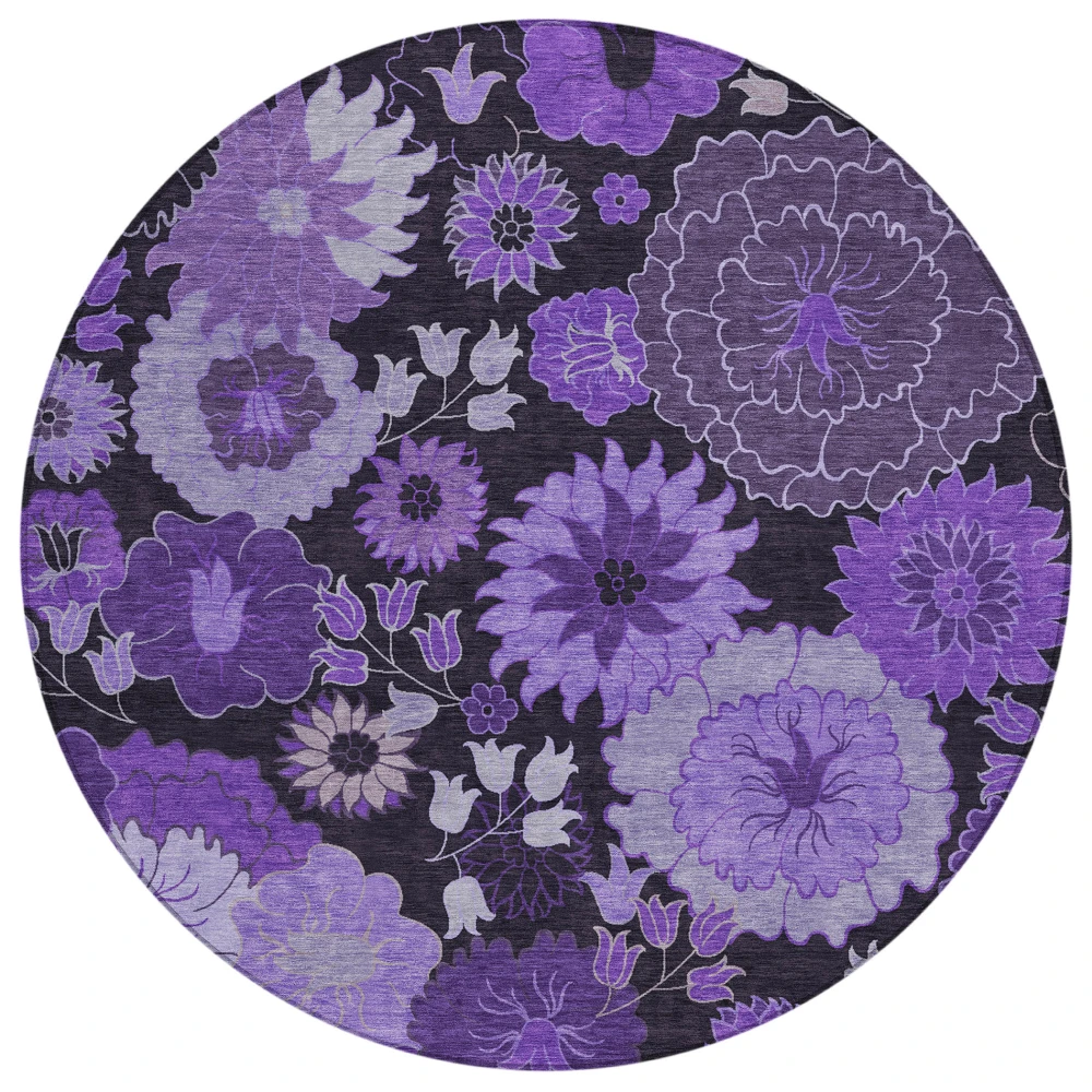 Chantille ACN2295 Purple 8' x 8' Rug