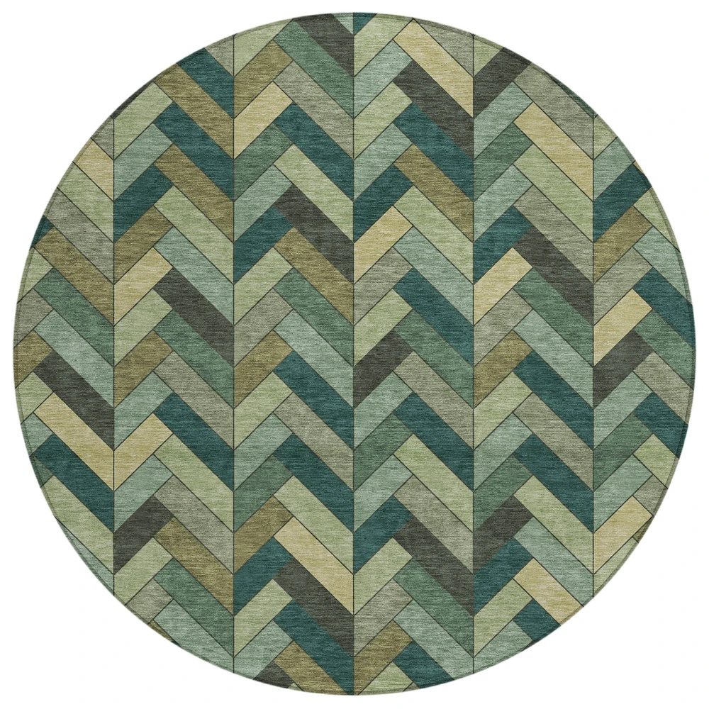 Chantille ACN2296 Green 8' x 8' Rug