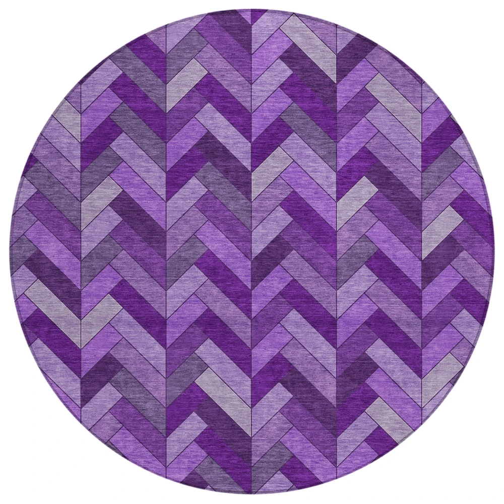 Chantille ACN2296 Purple 8' x 8' Rug