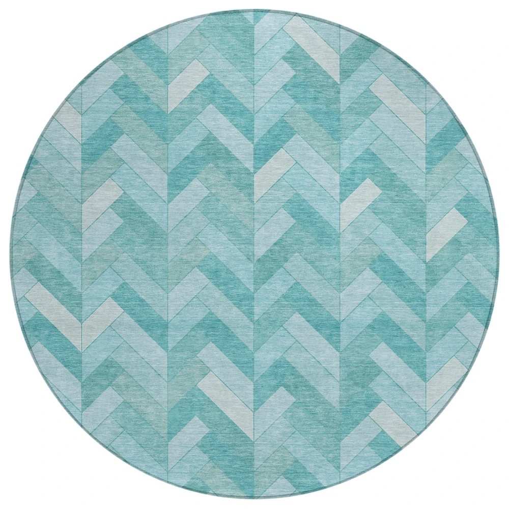 Chantille ACN2297 Aqua 8' x 8' Rug