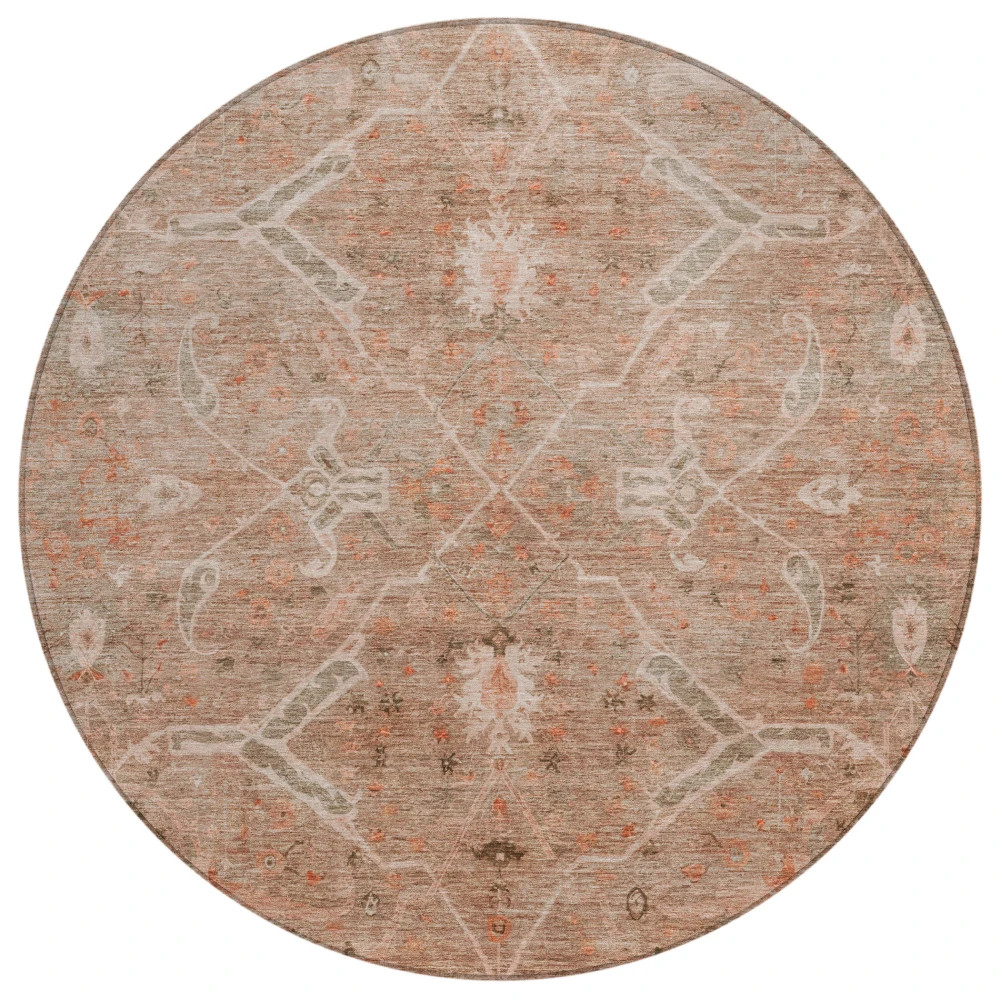 Chantille ACN2298 Coral 8' x 8' Rug