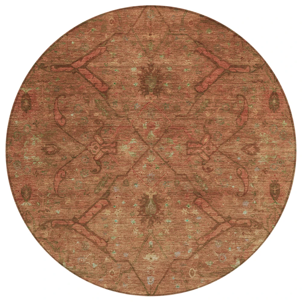 Chantille ACN2299 Terracotta 8' x 8' Rug