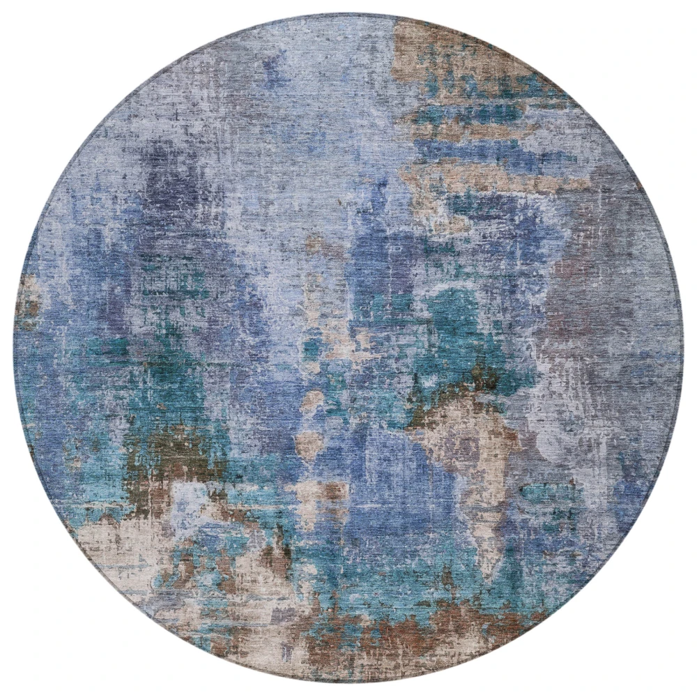 Chantille ACN2300 Blue 8' x 8' Rug