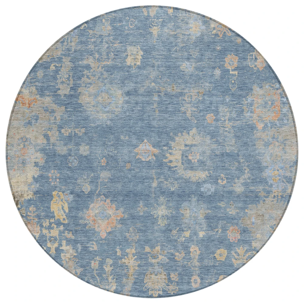 Chantille ACN2302 Blue 8' x 8' Rug