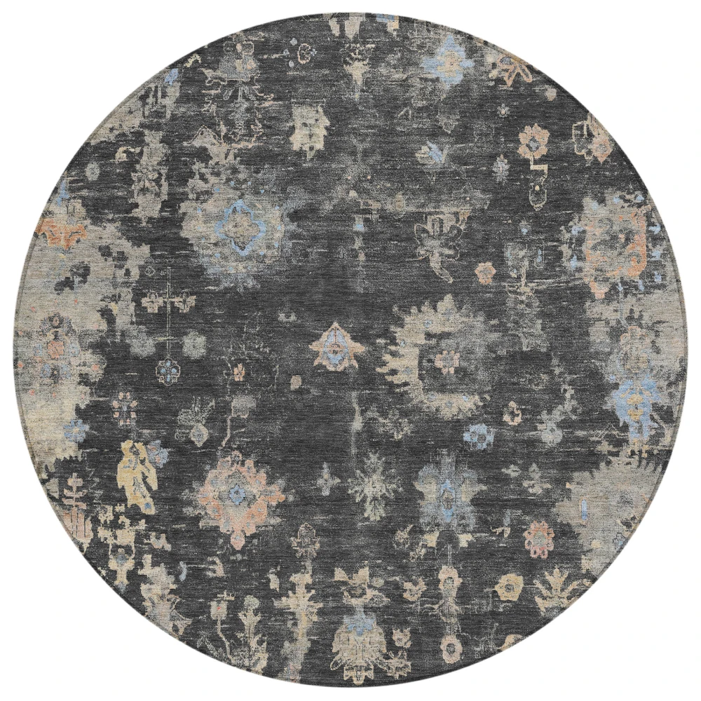 Chantille ACN2302 Charcoal 8' x 8' Rug