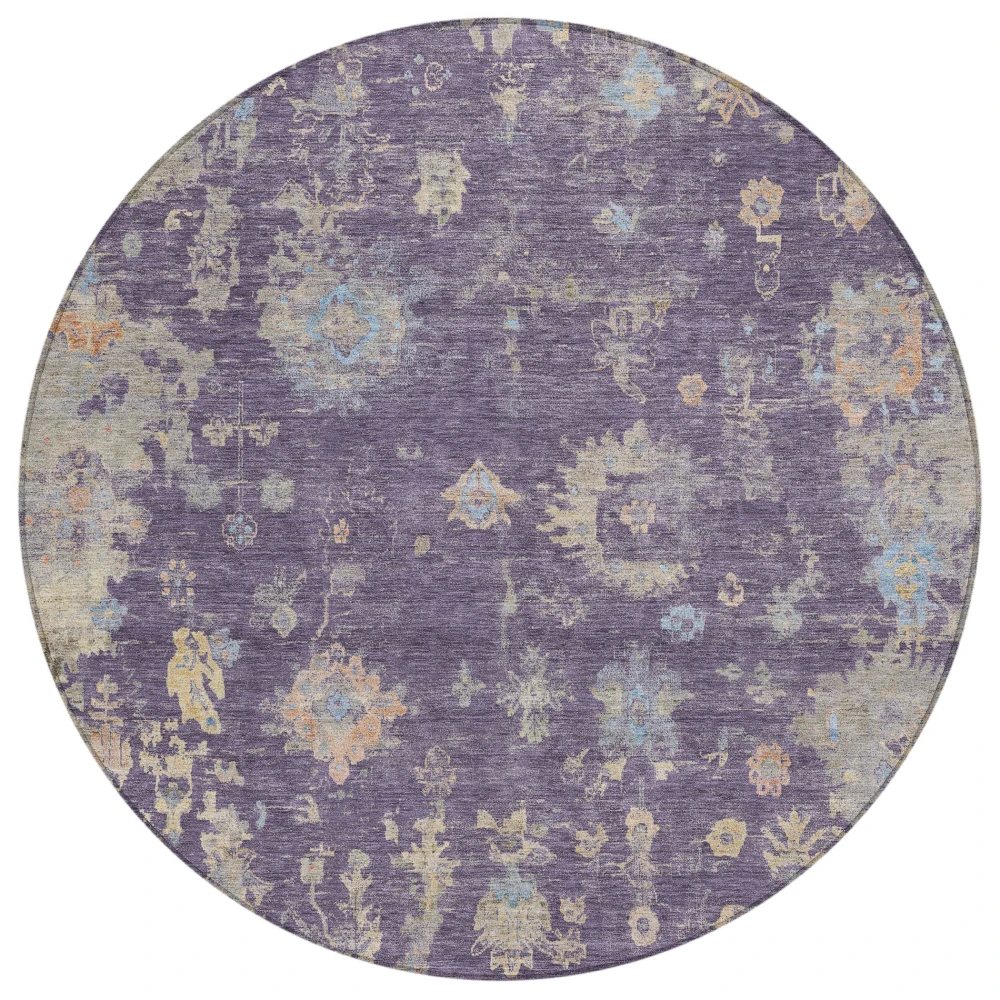 Chantille ACN2302 Plum 8' x 8' Rug