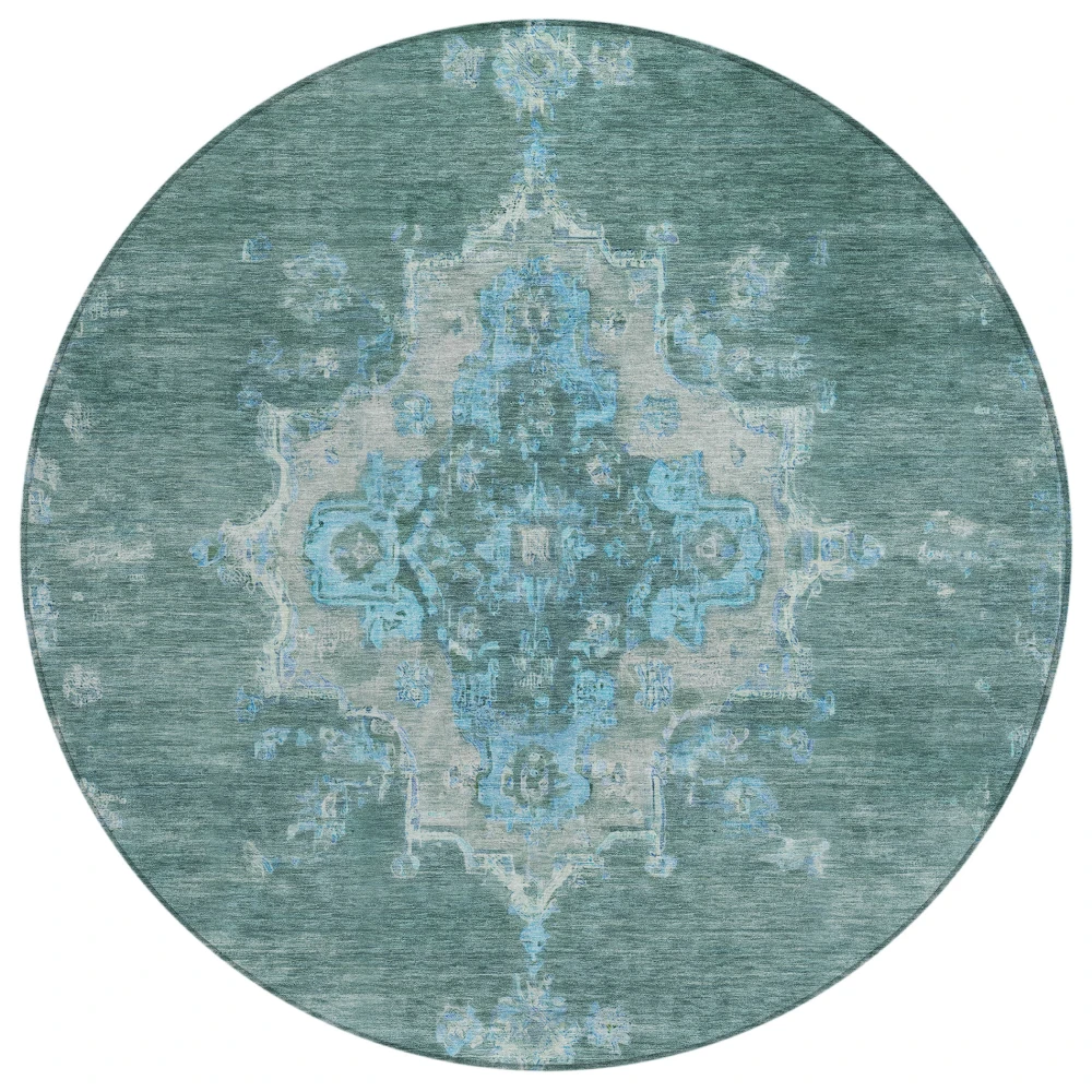 Chantille ACN2321 Teal 8' x 8' Rug