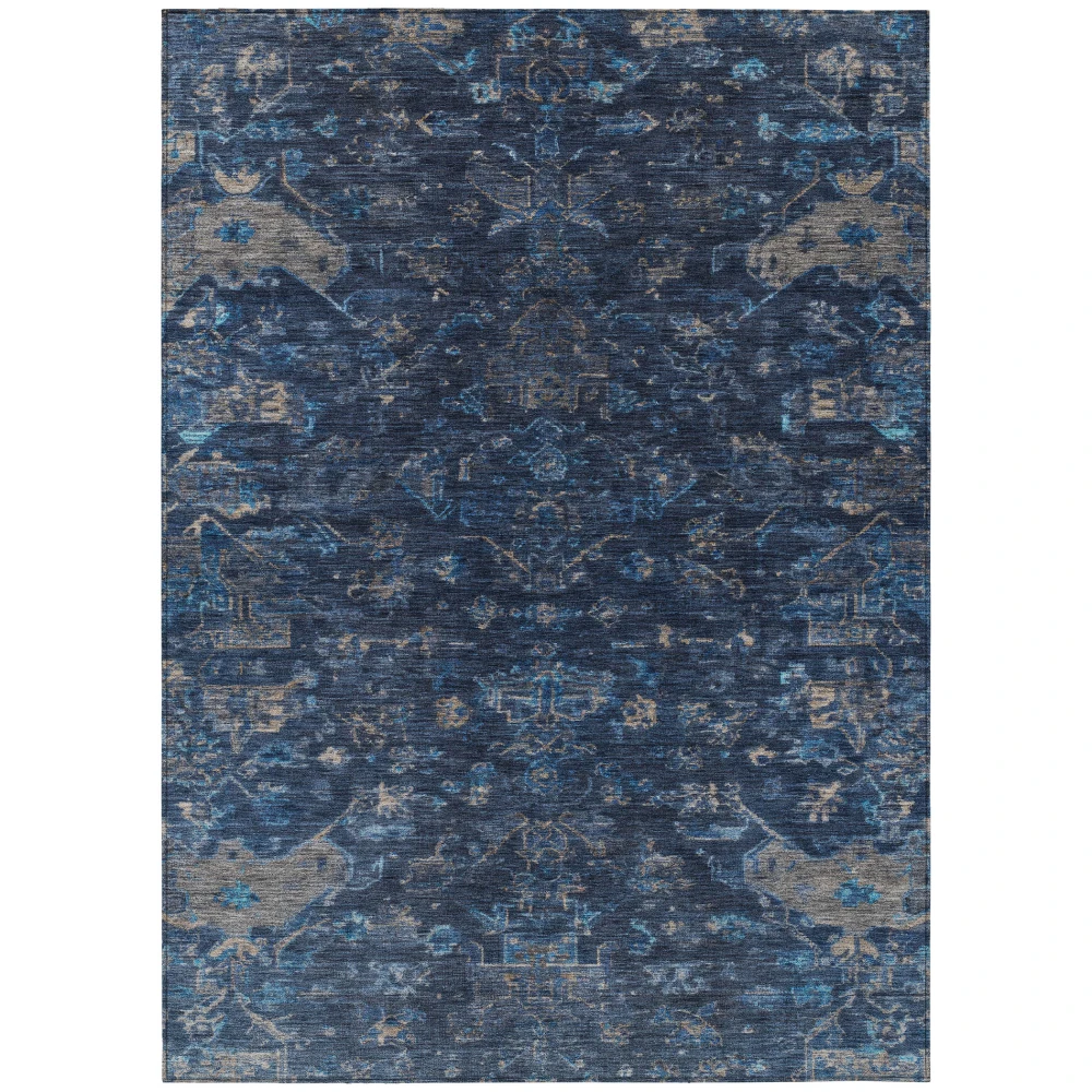 Chantille ACN2322 Navy 5' x 7'6