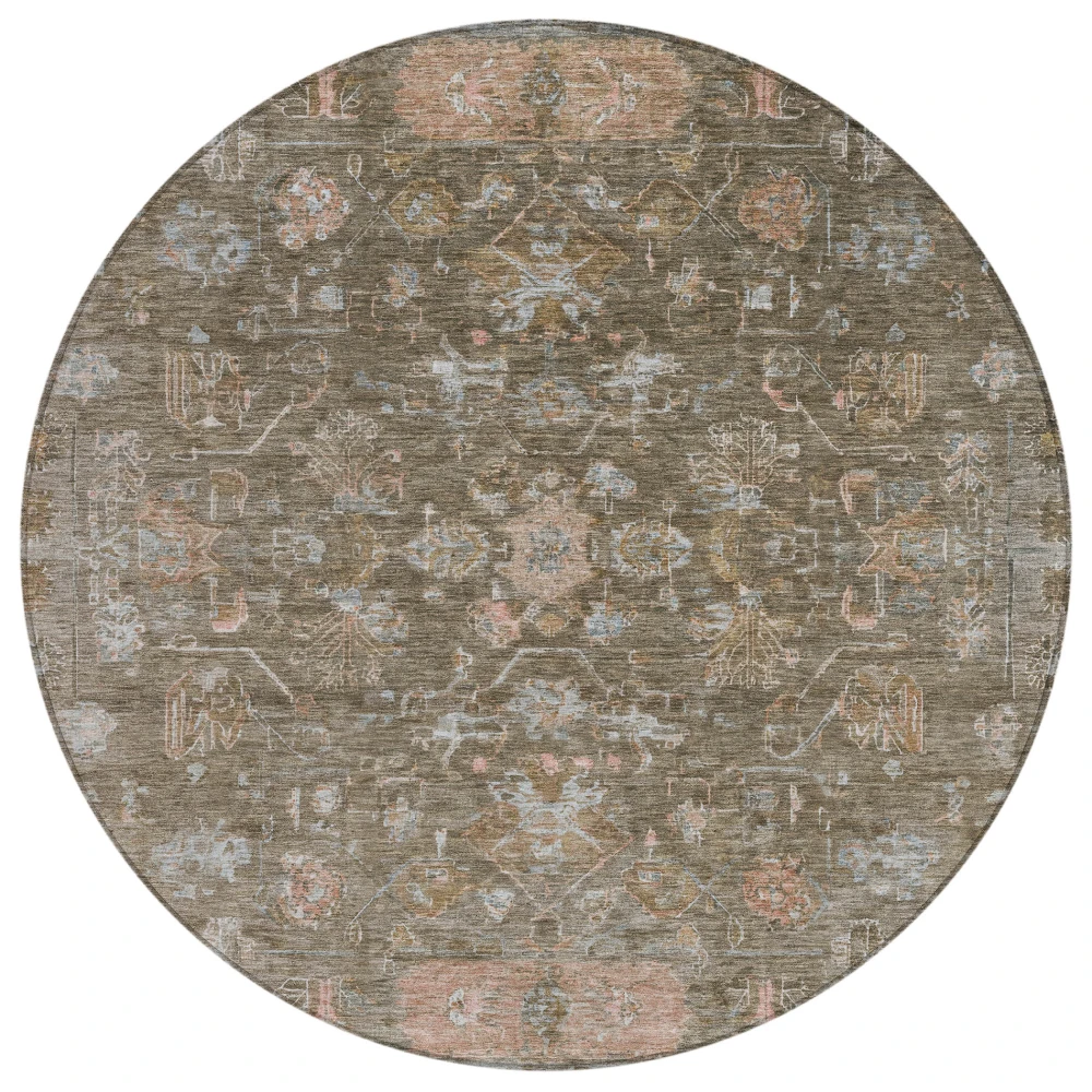 Chantille ACN2323 Brown 8' x 8' Rug